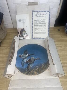 Mallards W.S. GEORGE Federal Duck Stamp Plate 1990 Plate No. 16050A Plasschaert